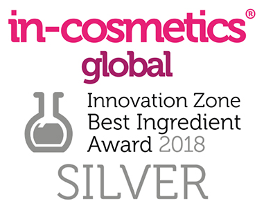 in-cosmetics Global 2018: Innovation Zone Best Ingredient Award, Silver